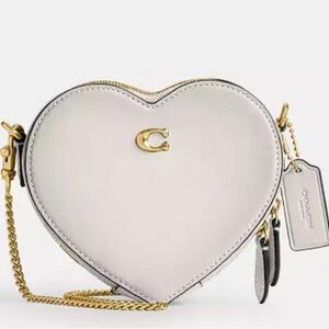 Coach Chalk Heart Crossbody 14 NWT